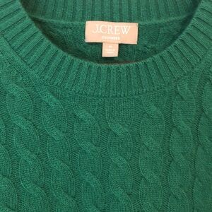 J. Crew Cashmere Cable Knit Sweater